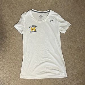 University of Michigan dri fit t shirt